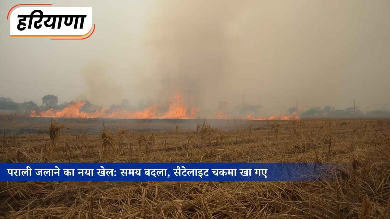 पराली जलाने का नया खेल: समय बदला, सैटेलाइट चकमा खा गए और NCR की हवा और जहरीली हुई
