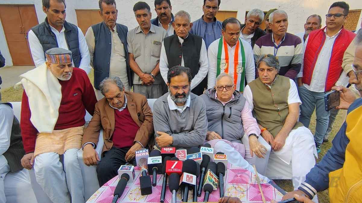 रेवाड़ी में सद्भाव यात्रा, मंच पर एकता की बात और जमीन पर कांग्रेस की खींचतान उजागर